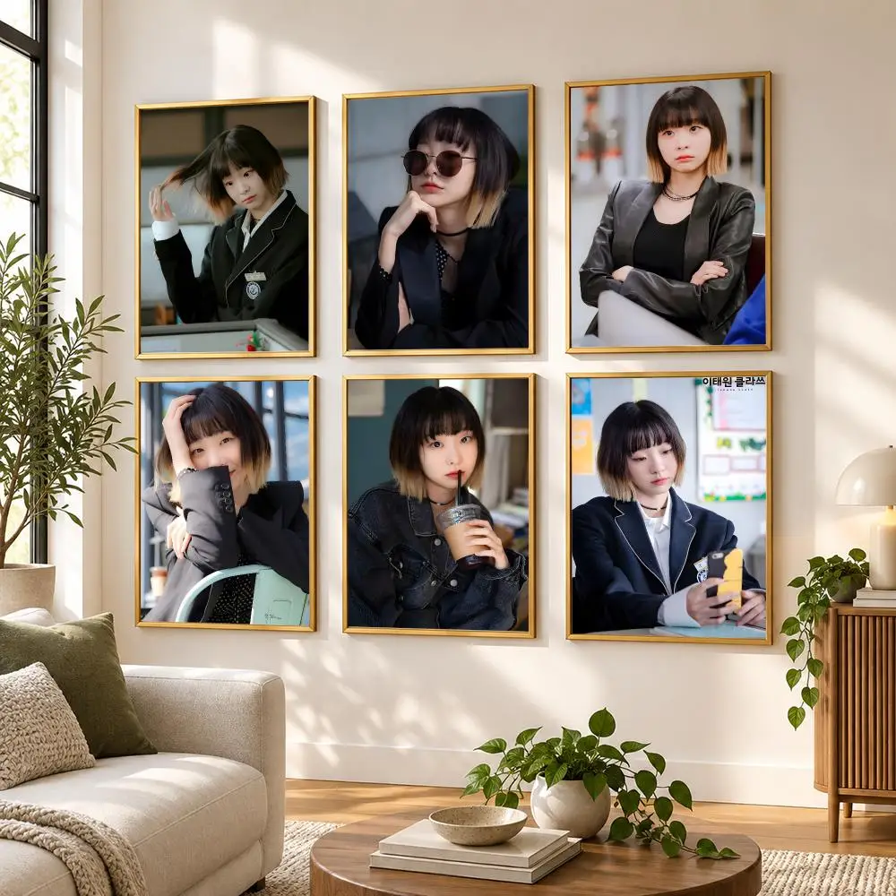 Actress Kim Da Mi Poster HD art sticky wall waterproof home living room bedroom bar aesthetic decoration