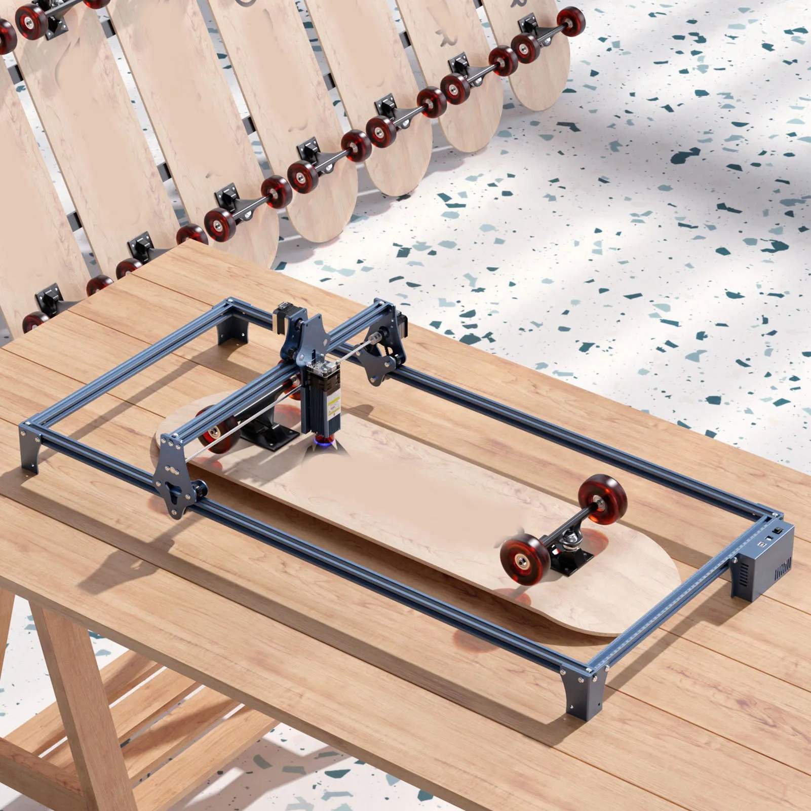 Engraving Area Expansion Kit 950x410mm Accessory Set Kit for SCULPFUN S6 S6pro S9 Laser Engraving Area Expansion Kit