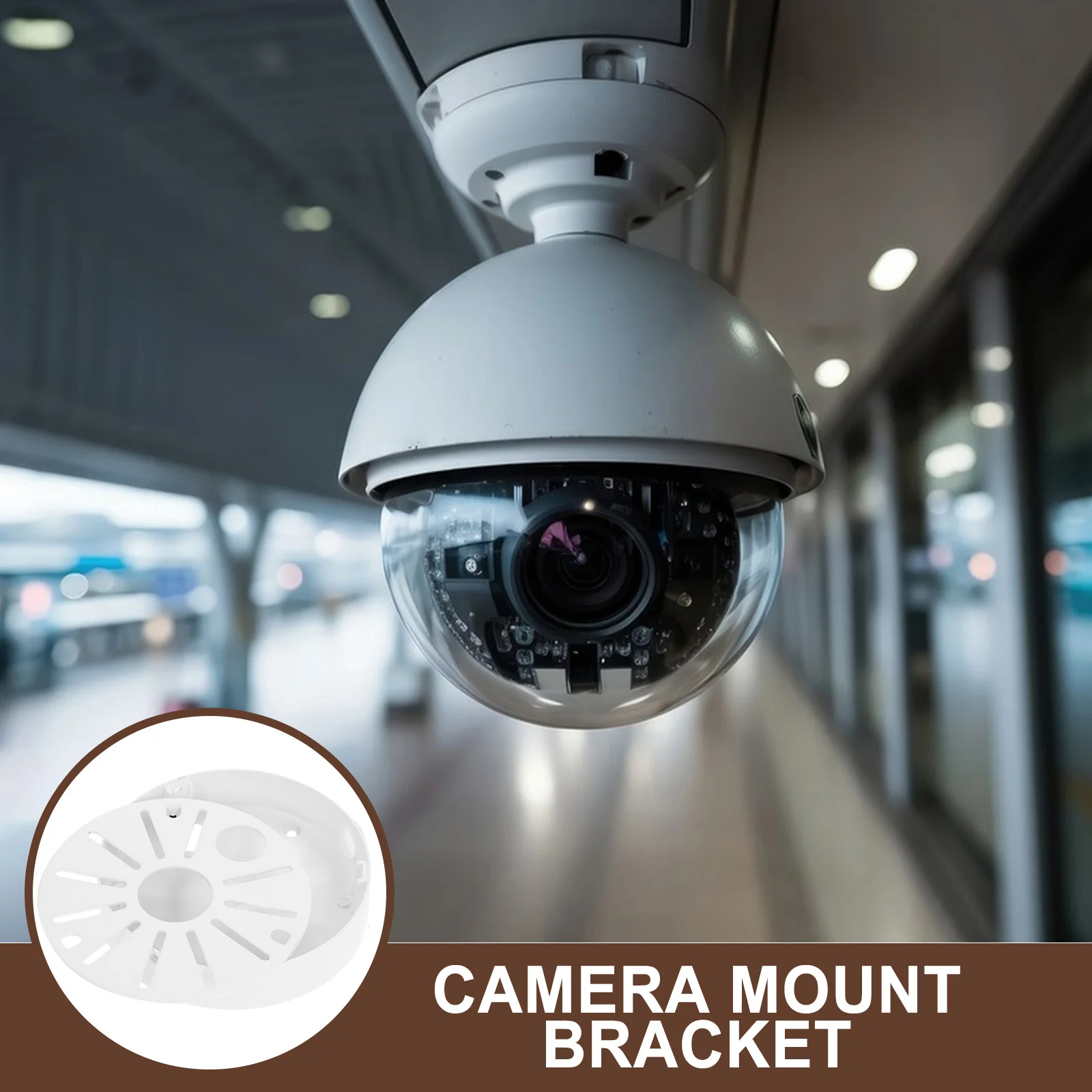 

Aluminum Alloy Storage Junction Box Strong Cable Management Enclosure for Security Camera Outdoor Indoor Dome Use