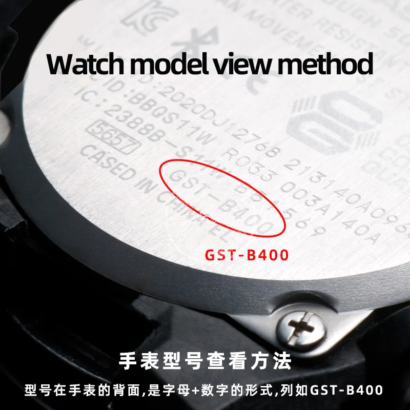 Glass lens Crystal Repair Parts Accessories For Casio GST-B100/B400 S110 S130 W300 Watch Face Minerals And Sapphire