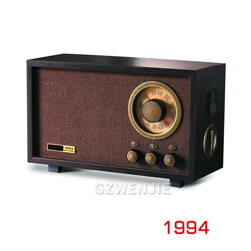 

Retro Fm Radio Home Phonograph Creative Portable Radio Receiver High Fidelity Small Speaker for Outdoor Travel Camping