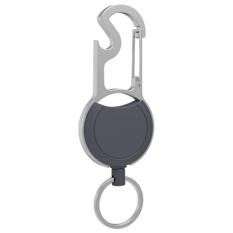 Outdoor Multi-purpose Badge Reels Tactical Backpack Retractable Keychain Hooks Fishing Climbing Outing Outdoor Useful Tools