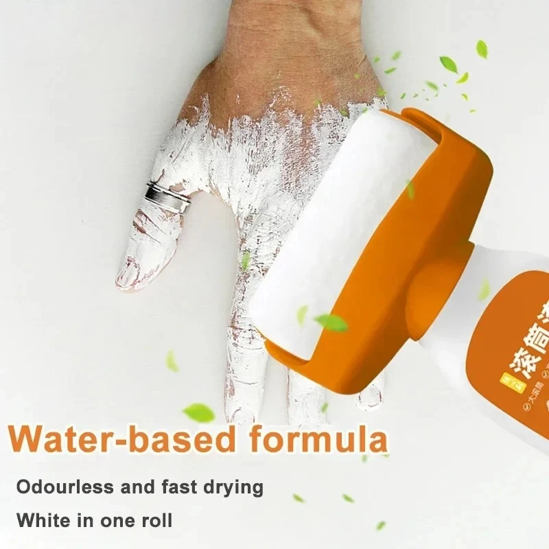 PAntimicrobial Wall Repair Paint Hot Strong Latex with Roller Brush Kills Germs for Kitchen Bathroom Kids Room Health Protection view 2