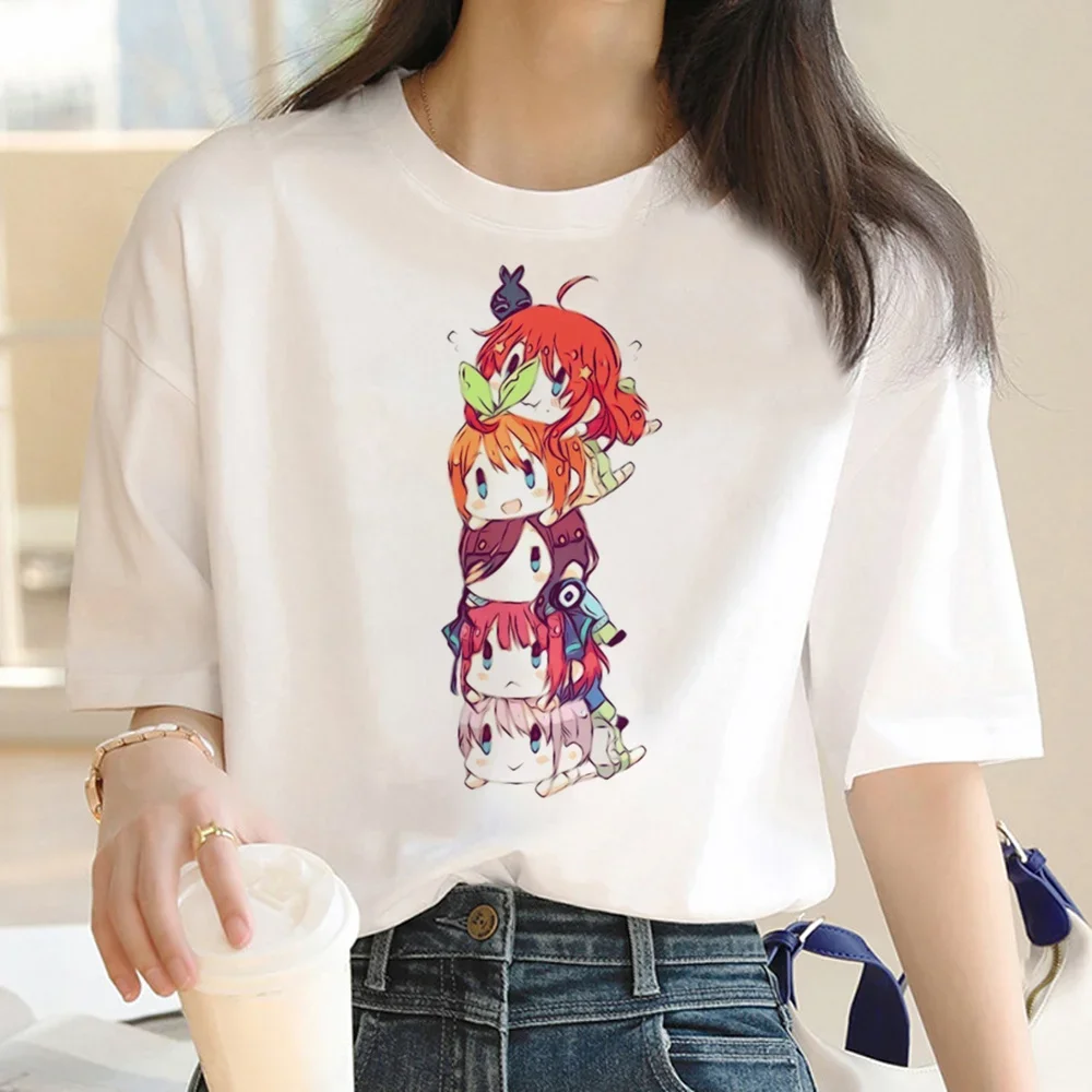 the quintessential bride t shirt men manga harajuku comic tshirt male anime manga Japanese clothes