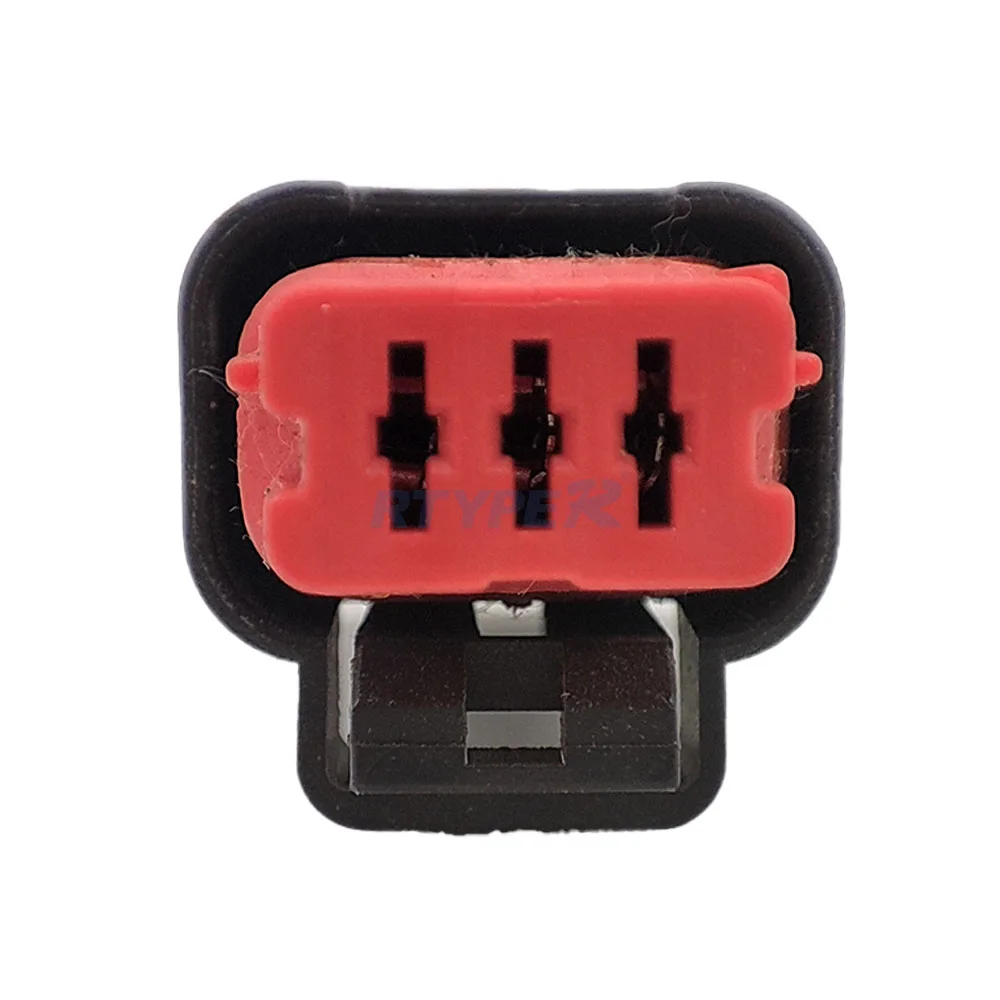 For 3 Pin FCI rail pressure sensor connector 1.6 HDI water temperature sensor plug auto waterproof connector for Peugeot Citroen