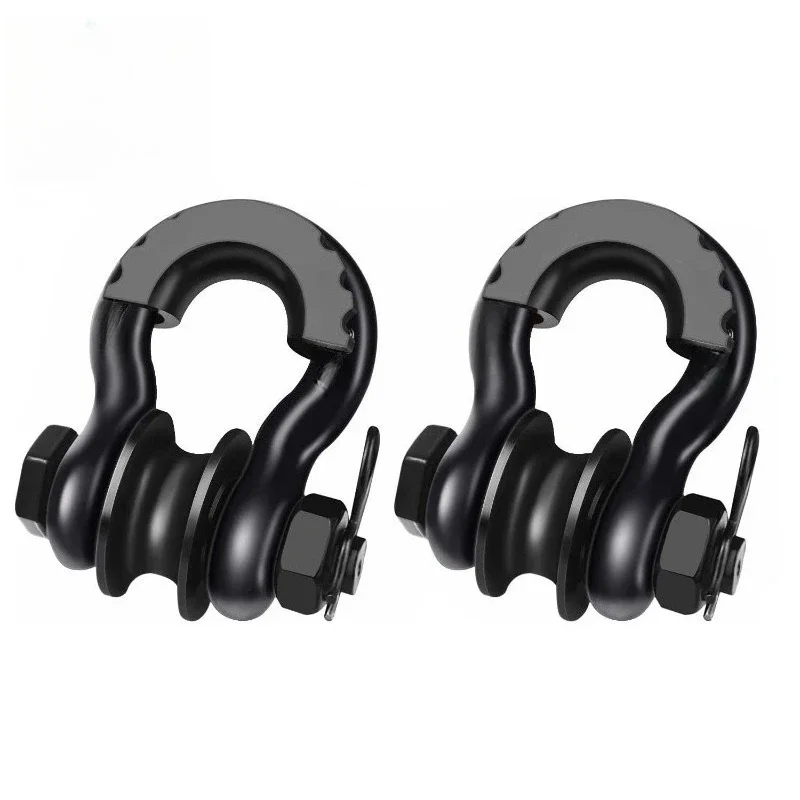 Off-road vehicle trailer shackle, spray pulley shackle 3/4U hook