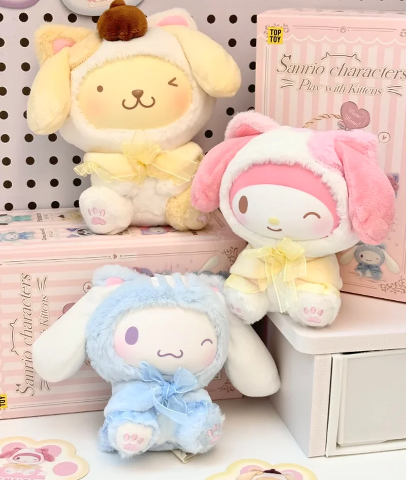 أصيلة الأسرة تليتبيز القط صندوق أعمى المينا لعبة دمية تحصيل تمثال العصرية شنقا هدية مزخرفة #4