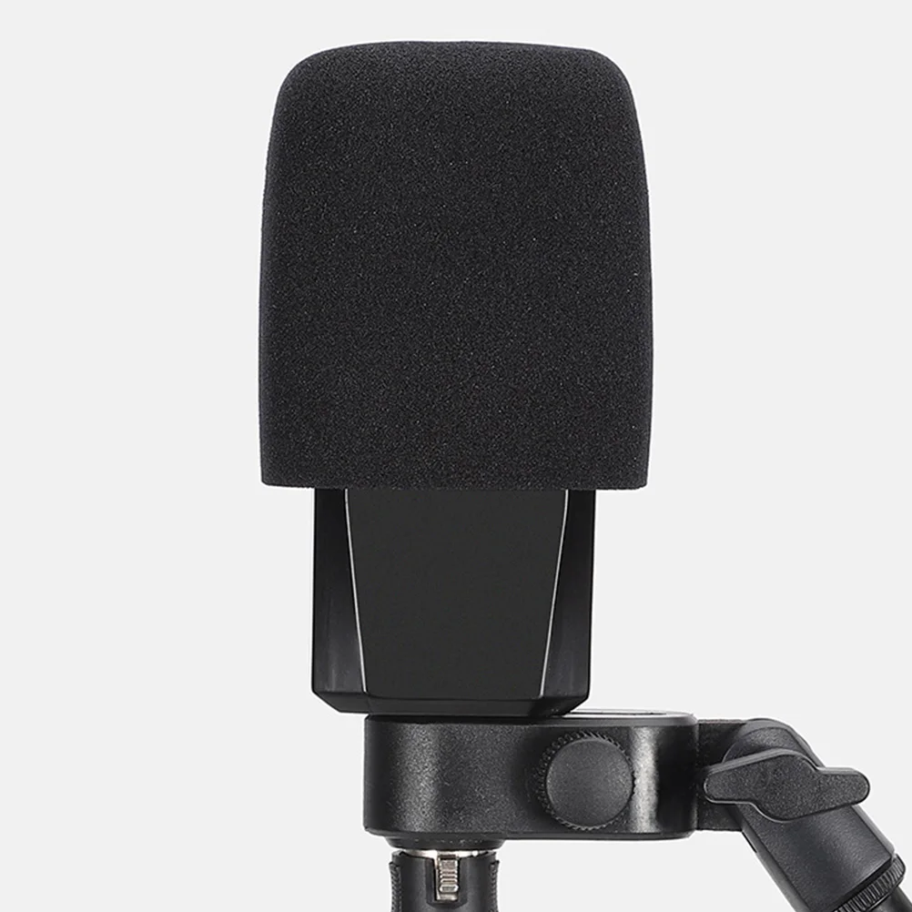 

2 Pcs Square Mic Sponge Cover Pop Filter Dust Proof Windscreen Protective Cap for Condenser Microphone KTV Accessories Thickened