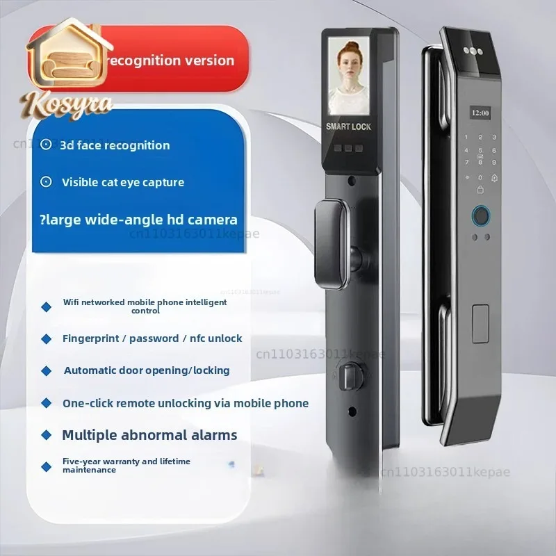 Facial Recognition Fingerprint Lock Universal Home Security Door Smart Door Lock Electronic Password Lock