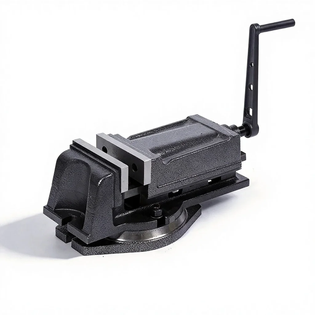 Large Heavy-Duty Swivel Vise, High Load Capacity Bench Vise for Heavy Machining