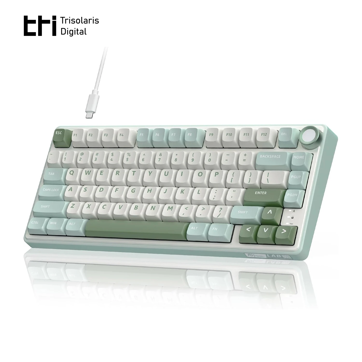 

RK R65 Mini Gaming Mechanical Keyboard portable 67Keys TYPE-C Wired Gamer Keyboard RGB Backlit Hotswap Game Non-contact keyboard