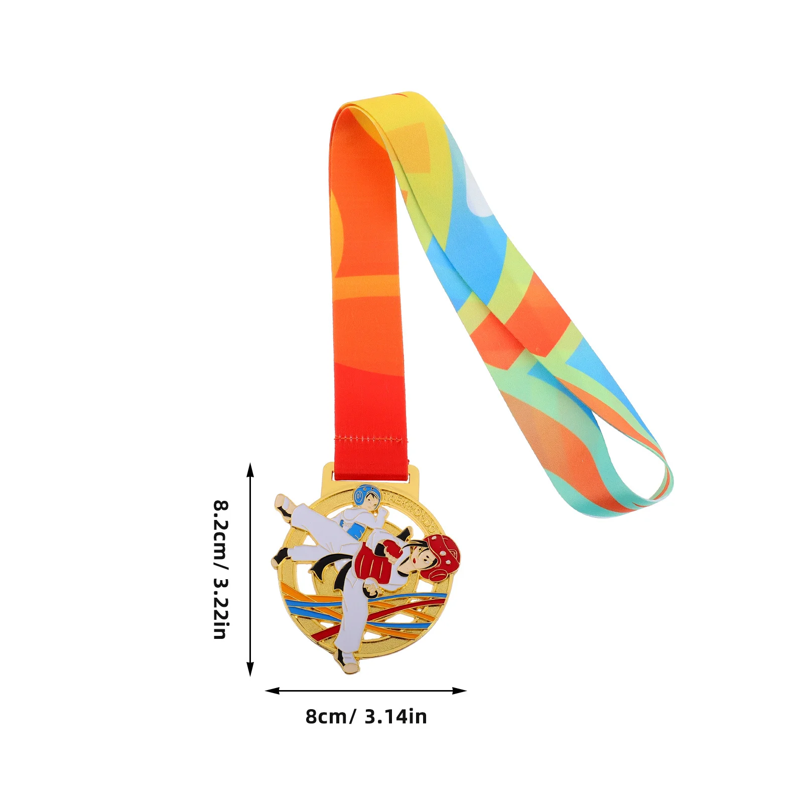 ميداليات التايكوندو الفائزة للأطفال، ميداليات جوائز فنون الدفاع عن النفس المعدنية الفضية للأطفال، التعرف على المنافسة #5