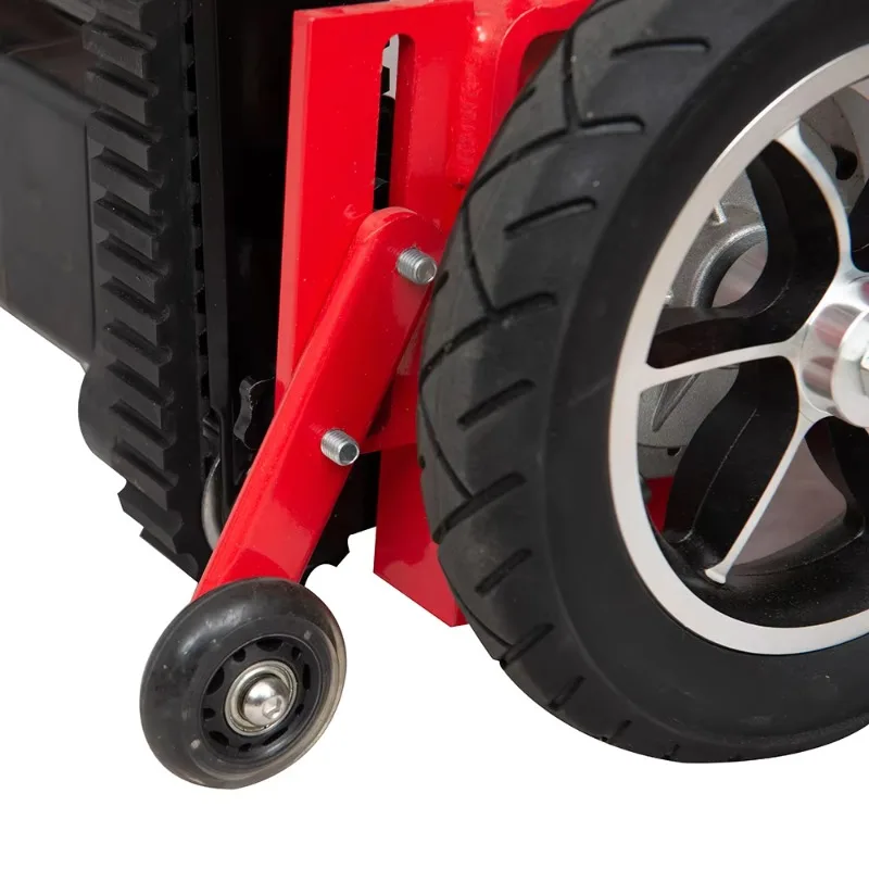 Escalera eléctrica para subir escaleras, máquina de dos ruedas para transportar pacientes, subir escaleras, silla de ruedas, escaleras sobre orugas plegables