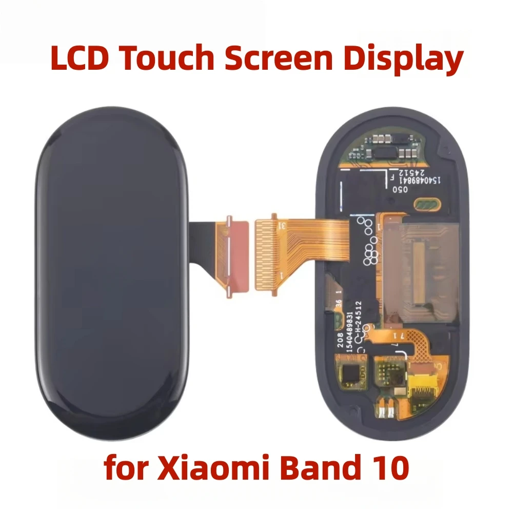 

AMOLED LCD Touch Screen Display for Xiaomi Band 10 With Digitizer Full Assembly Watch Display LCD Screen Repair Replacement Part