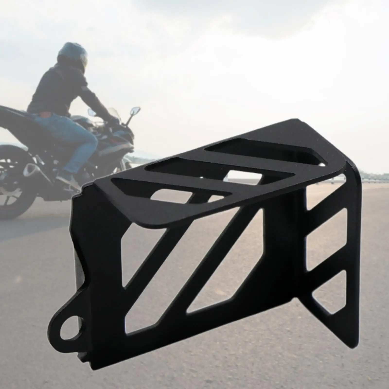 

Rear Brake Oil Cup Reservoir Guard Cover Durable Metal Motorcycle Parts Accessories for Honda CB500X CBR500R CBR150R CBR300R