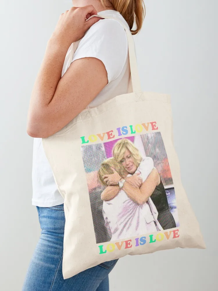 

we had a night of love with Chelo & Barbara Rey Love is love Tote Bag Women's shopping bag tote bag women cute pouch
