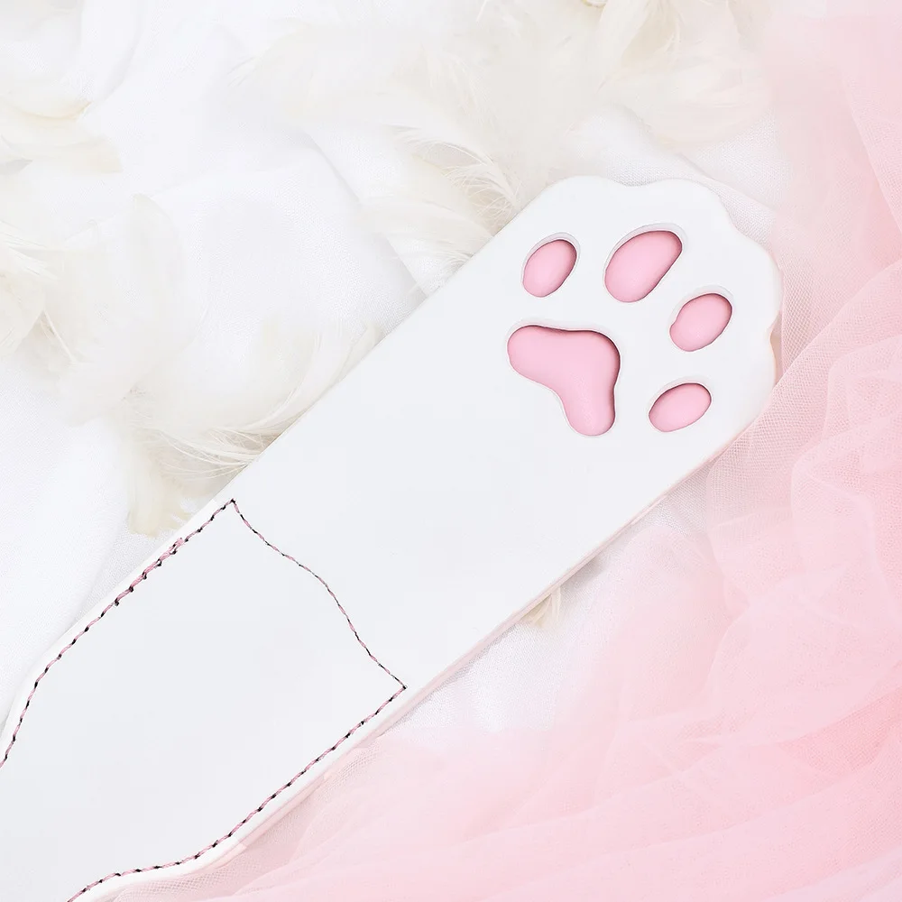 32CM PU Leather Cat's paw Horse Whip Flogger Riding Leather Spank Paddle Equestrian Training Horse