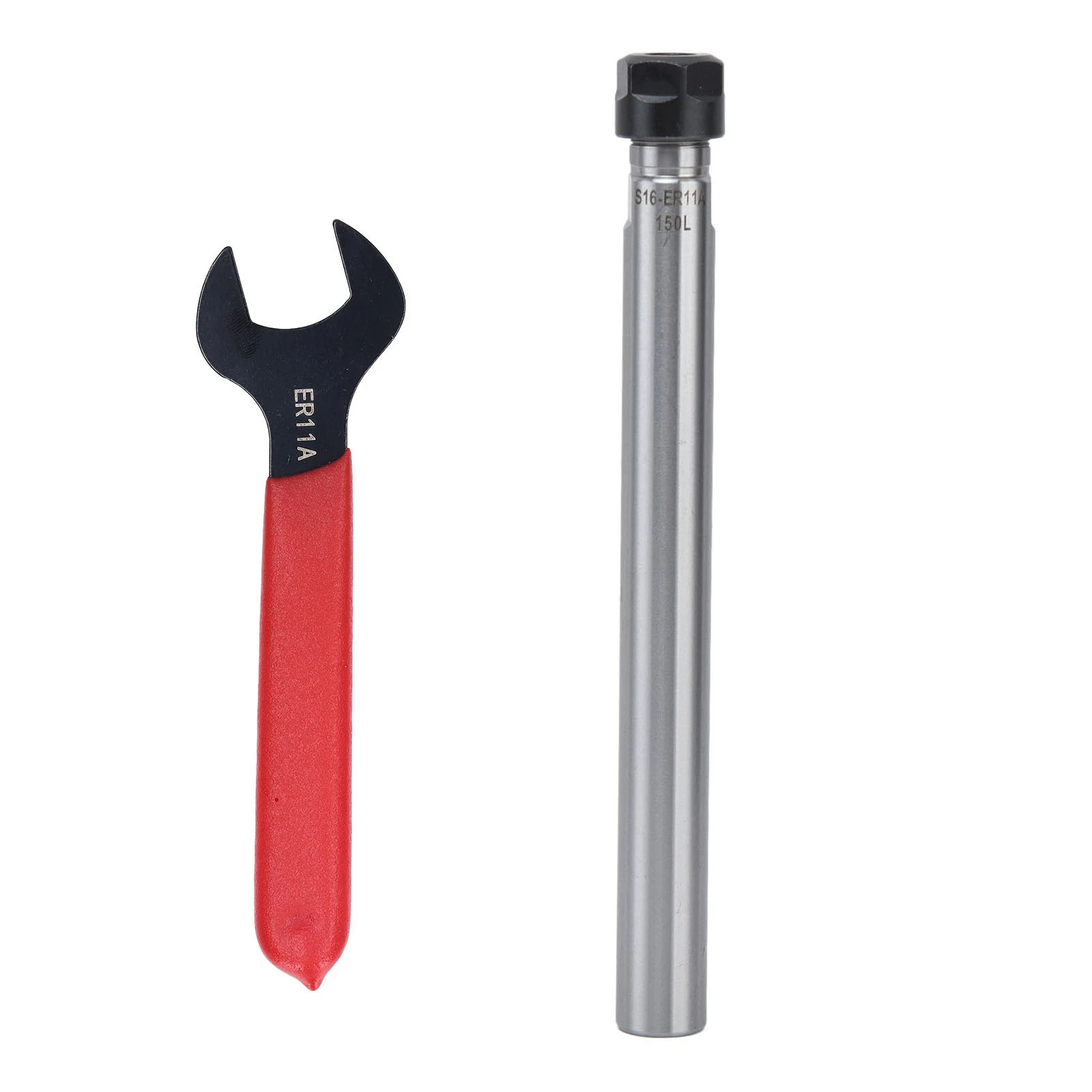 Straight Shank Tool Holder ER11 Collet Extension Rod CNC Lathe and Milling AccessoriesC16‑ER11A‑150L 150mm