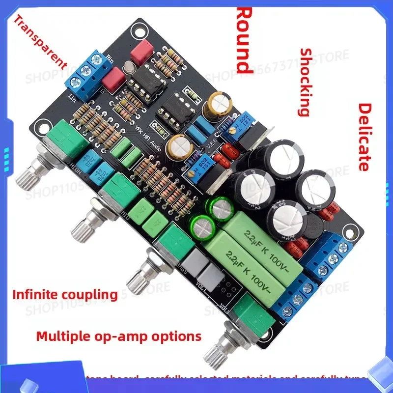 LME49720 Operational Amplifier OP275 Tube Preamp Board OPA2107 Tone Board Amplifier Upgrade HIFI Tuning Board