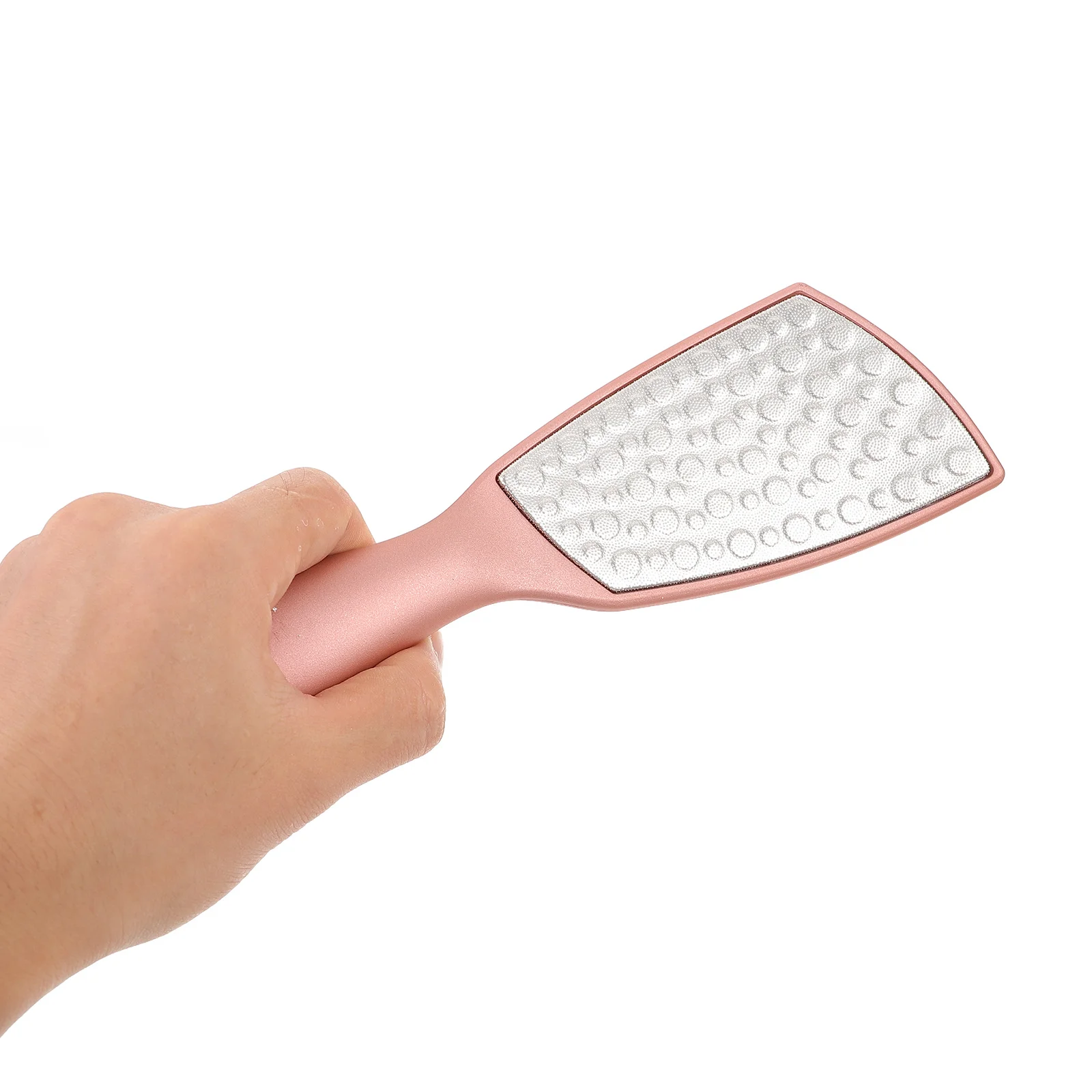 

Двусторонняя пилка для ног из нержавеющей стали, розовое золото, средство для удаления мозолей, инструмент для педикюра, шлифовальная машинка для ног, скребок, набор для ухода за маникюром