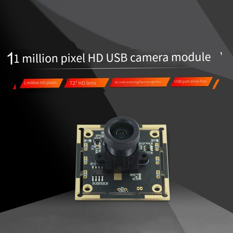 720P Camera Module 72°Small Distortion OV9732 Module 1MP For Raspberry Pi Android Linux Windows UVC MAC OS Spare Parts