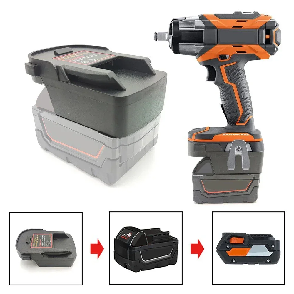 Imagem -04 - Adaptador de Bateria para Ridgid Egg para Makita Dewalt Milwaukee Ferramenta para Makita Dewalt Milwaukee Bateria para Ferramentas Ridgid Eyg
