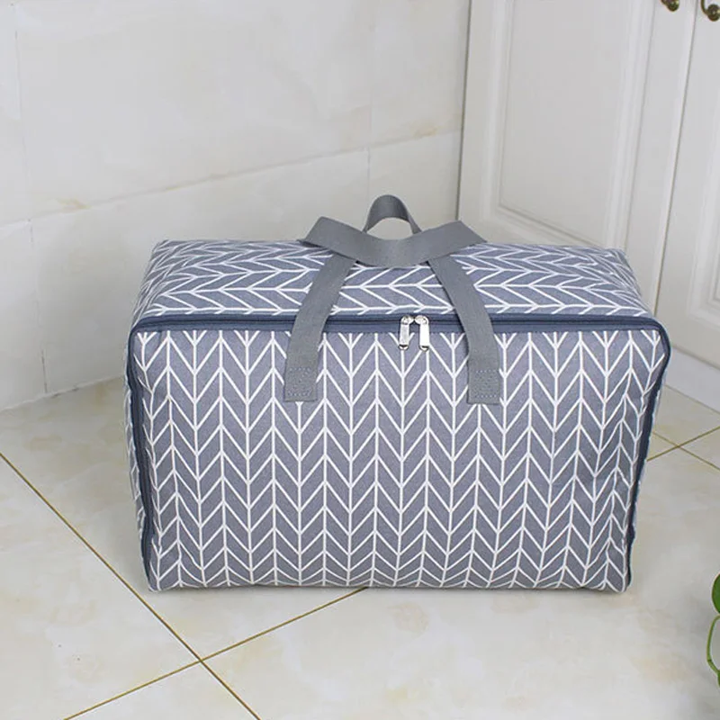 1 قطعة بلون سعة كبيرة الملابس حقيبة تخزين اللحاف المنزلية Dusproof حقيبة التخزين دائم تتحرك الأمتعة التعبئة حقيبة
