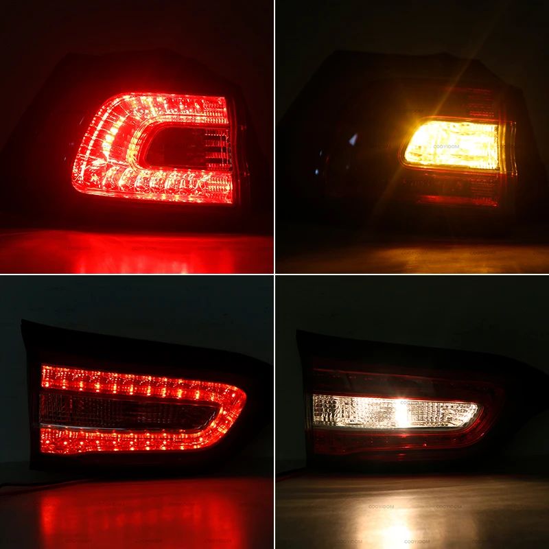 Car LED Tail Light For Jeep Cherokee 2014-2018 Rear Brake Taillight Lamp Fog Lamp 68102906AF 68102907AF 68102921AC 68102920AB