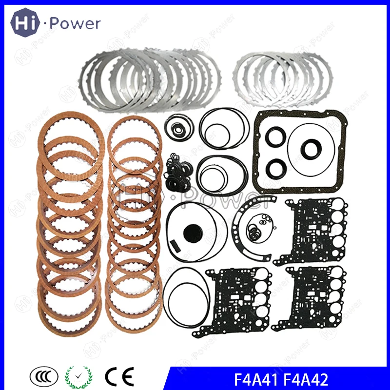 F4A41 F4A42 F4A4B Auto Transmission Master Rebuild Kit Disc friction Steel Plate For MITSUBISHI Gearbox Clutch Overhaul Kit