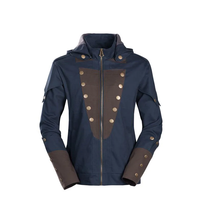 أزياء أرنو فيكتور دوريان التأثيرية للرجال معطف موحد للمعركة الرجعية للهالوين كرنفال حفلة المحارب ملابس الشارع الشهير