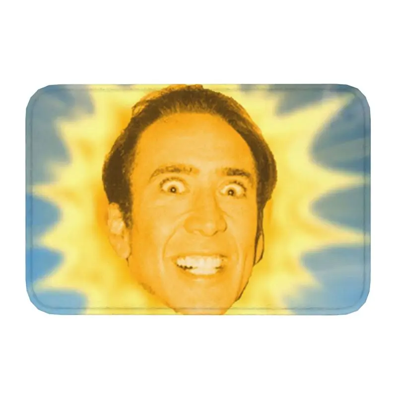 Personalized Nicolas Cage Sun Doormat Mat Anti-Slip Filmmaker Bathroom Kitchen Toilet Rug Carpet 40*60cm