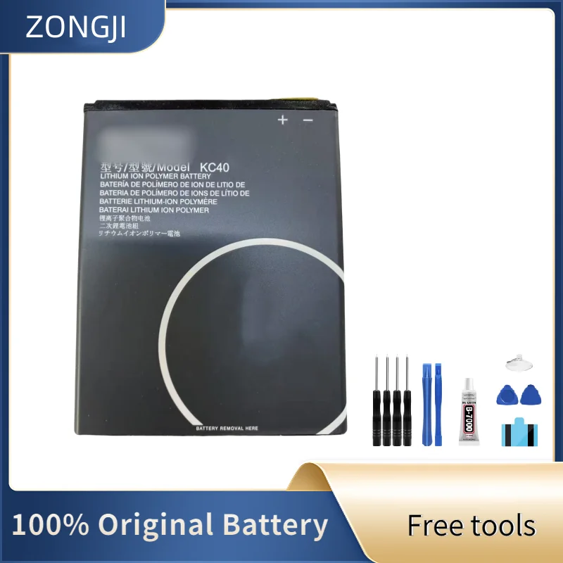 ZONGJI New Compatible Battery For Motorola Moto E6 Plus  XT2025-1 XT2025-2 3.8V 3000mAh Moto KC40 Phone Batteries