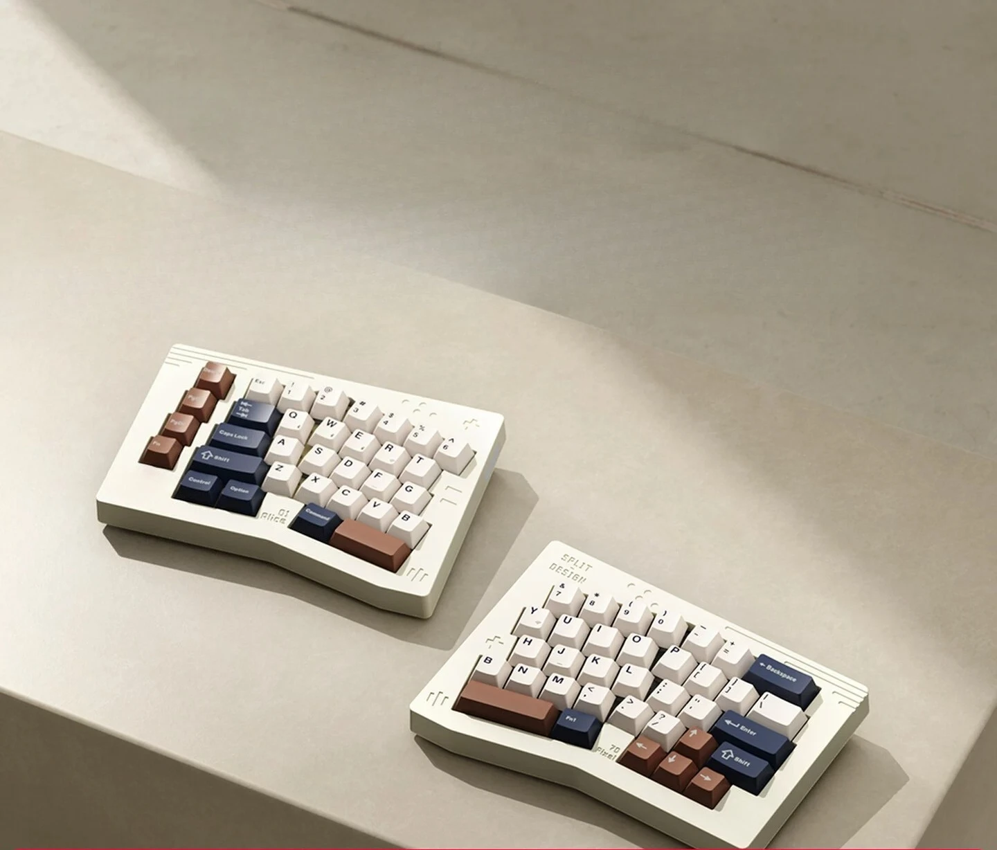 Three-mode Dual 8K Split Mechanical Keyboard Wireless Office Accessories