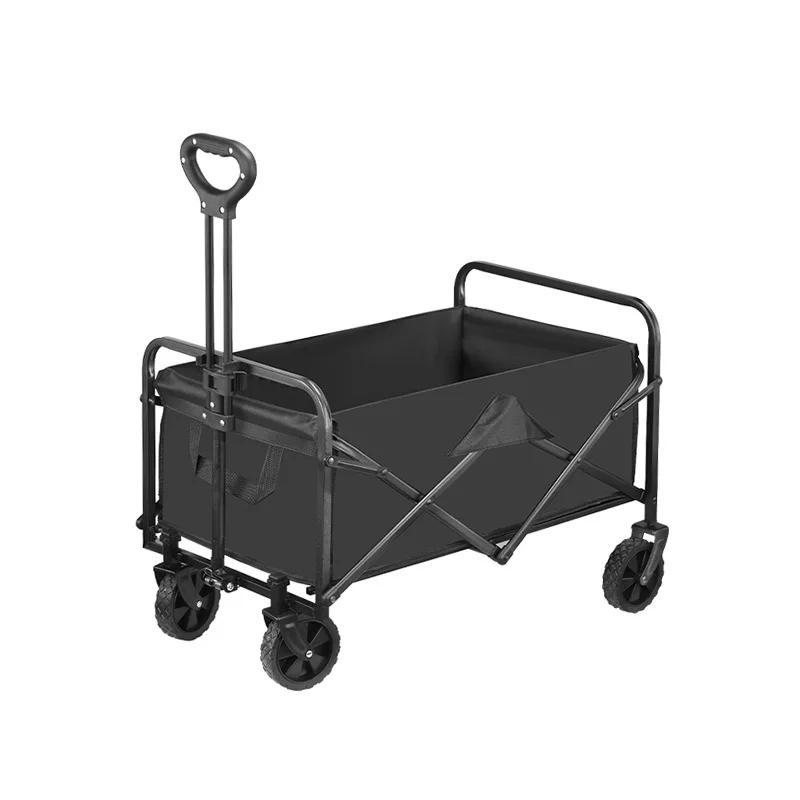 

Portable Metal Folding Picnic Wagon with Detachable Wheels for Outdoor Camping & Stalls OEM Customizable