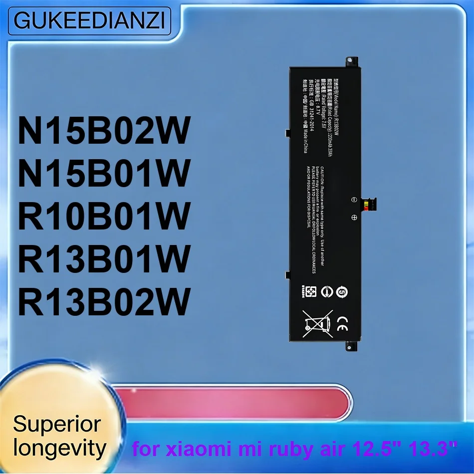 

Аккумулятор для ноутбука Safe R13B01W R13B02W N15B02W N15B01W R10B01W 2600-5230 мАч для Xiaomi MI Ruby Air 12.5" 13.3"