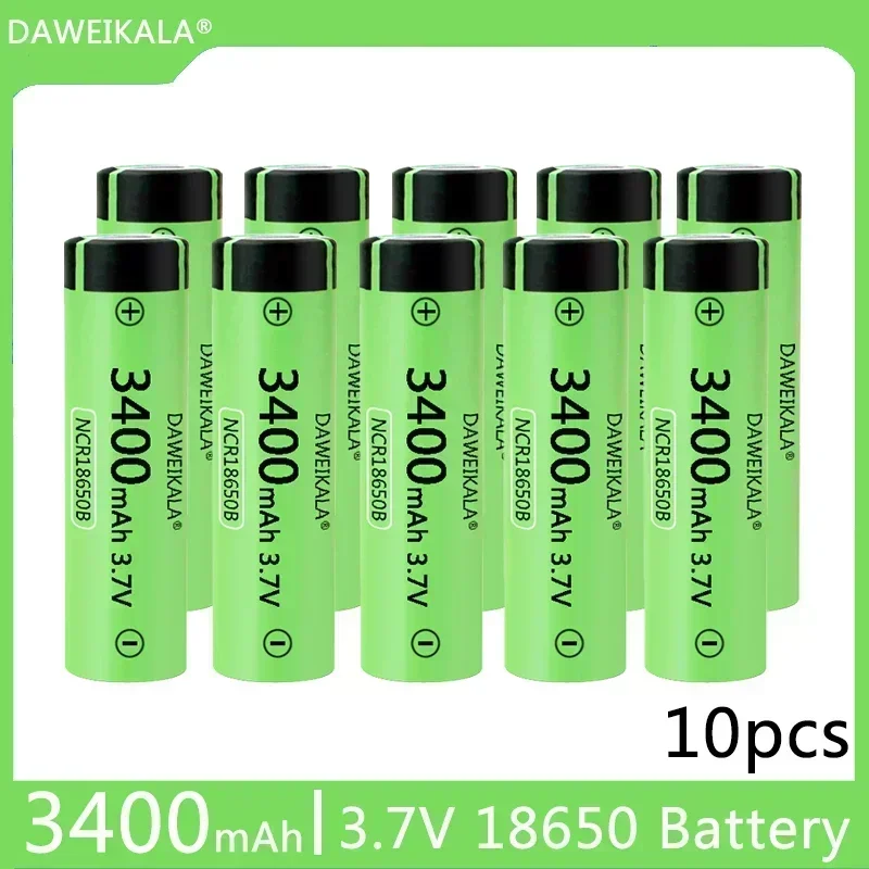 NCR18650B de iones de litio, Original,3.7V 3400 mAh,descarga Envío Gratis, novedad de