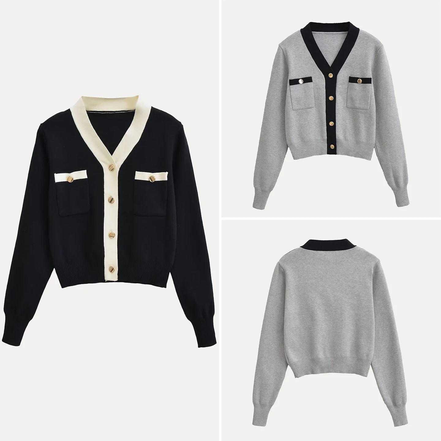 

Women's Knitted Open Cardigan Color Blo Autumn 2025 New Sle Versatile Daily Wear Z Brand Chinese Production