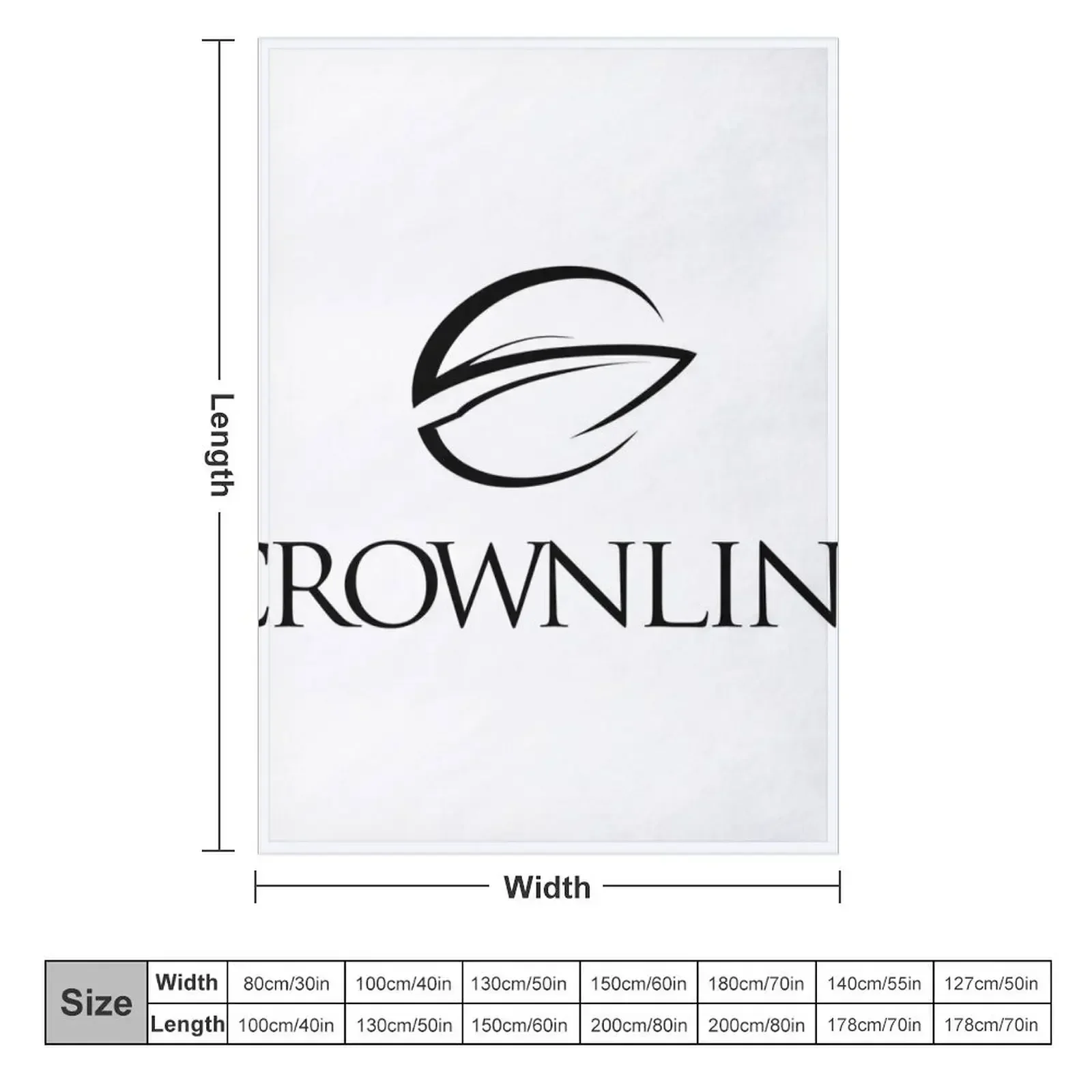 Crownline Boating Throw Blanket christmas gifts Loose Sofa Quilt bed plaid Soft Beds Decoratives Blankets
