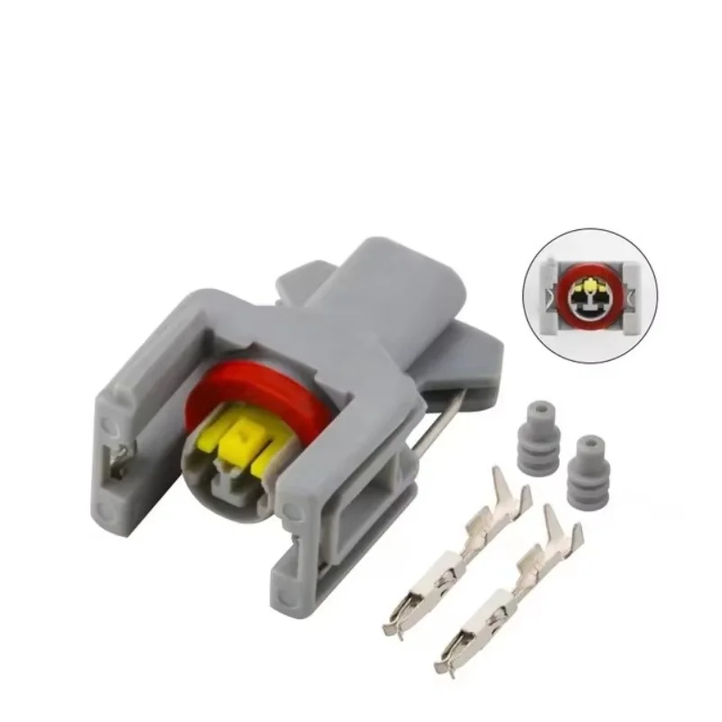 

1 Set 2 Pin Delphi Waterproof Automotive Connector Diesel Injector Fuel Rail Plug T15 10811963 240PC024S8014 1743486-3