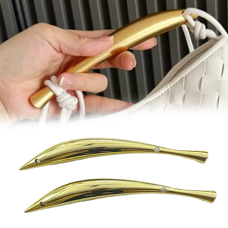 Gold Dolphin Shape Metal Bag Handle Frame For Women Handbag Handles Purse Strap Shoulder DIY Bags Accessories