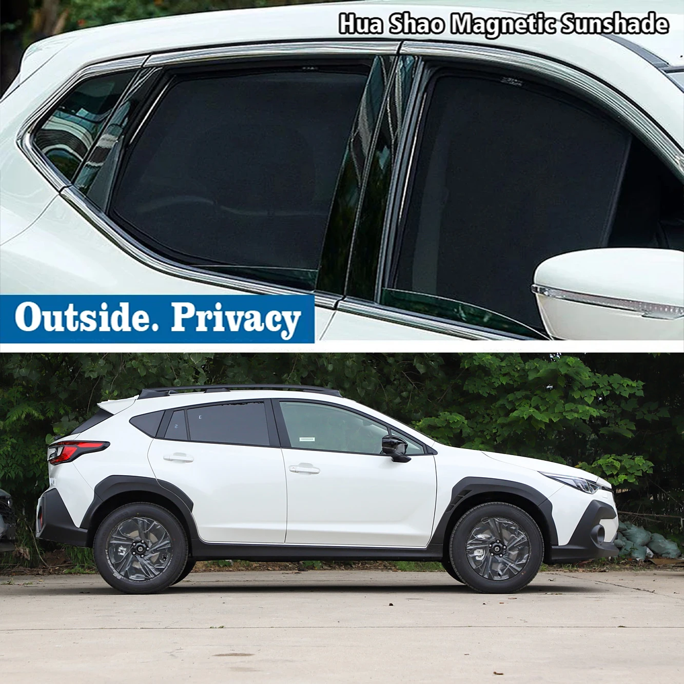 

Magnetic Car Sunshade Shield Front Windshield Frame Curtain Sun Sahde Accessories For Subaru Crosstrek 2023 2024 2025