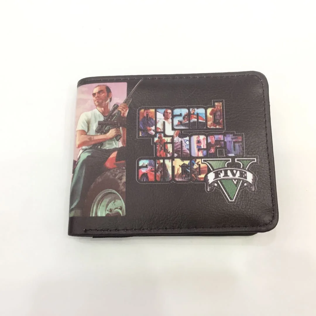 New GTA game rampage Grands Theft Auto coin purse game peripheral men and women wallet birthday gift