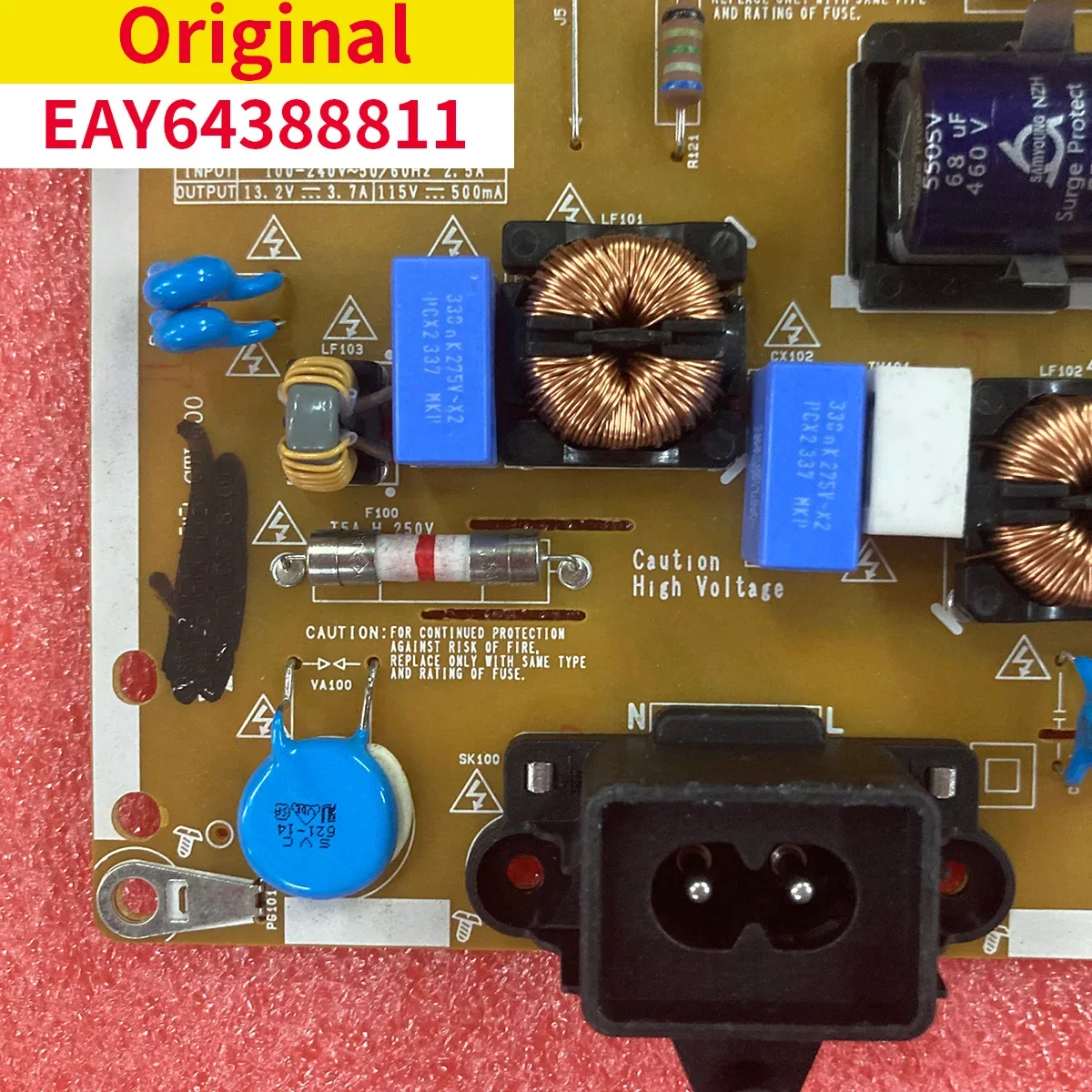 100% test for LGP49LIU-16CH1 EAX66923201 EAY64388811 power board