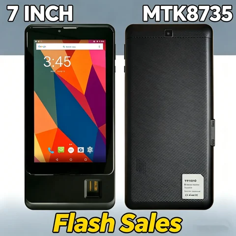 2026 Sales 7 INCH Fingerprint Phone Call MTK8735 Tablet 1GB / 8GB  Android 8.1 GSM IPS Screen 4000mAh Dual SIM Ports Quad Core