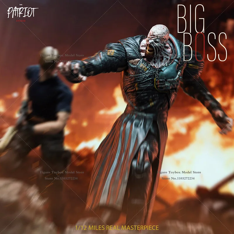 Patriot Studio Stock 1/12 énorme Figure méchant grand patron monstre mobile soldat masque tête Bonus Pack conception 6 "modèle de Figurine
