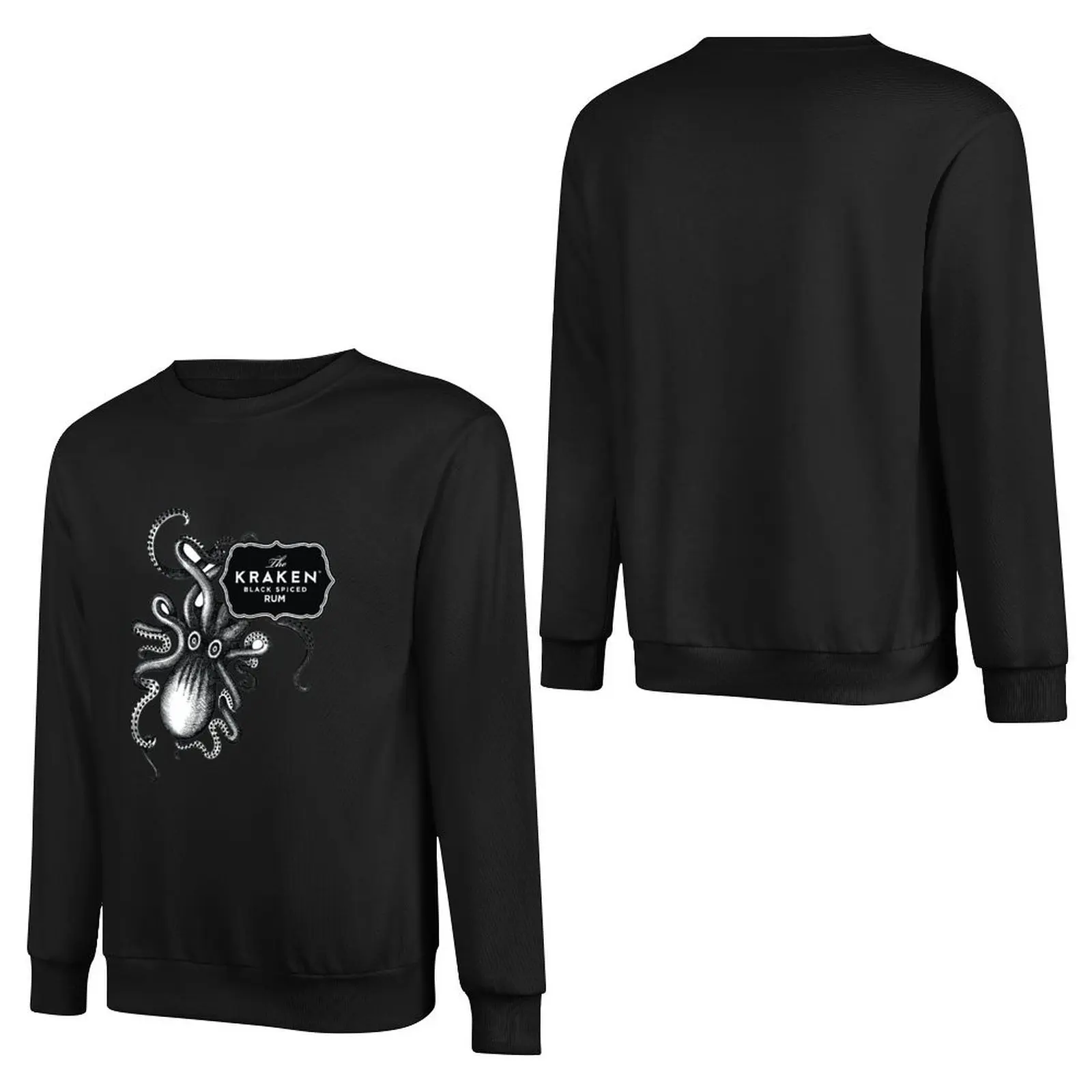 Kraken Rum Pullover Hoodie men's autumn clothes winter clothes japanese style oversize sweatshirts