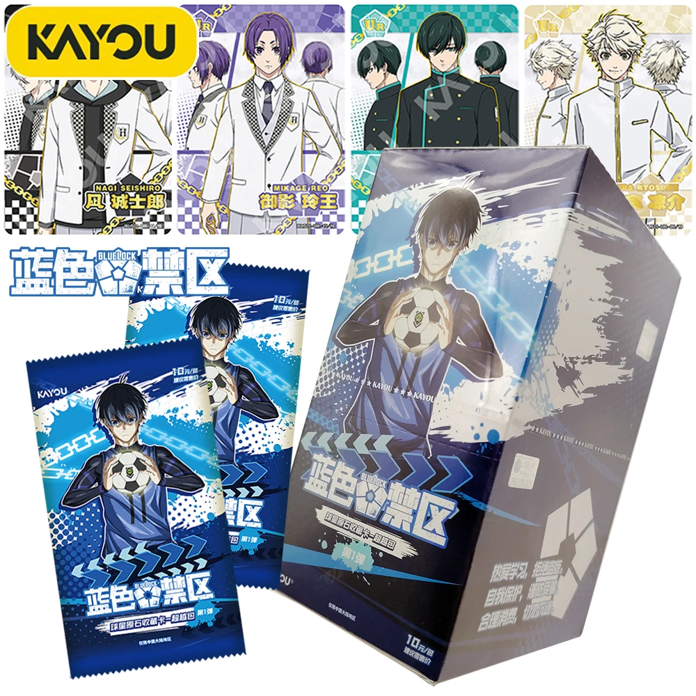 new-official-kayou-blue-lock-campus-football-competition-anime-limited-character-card-christmas-child's-collection-surprise-gift