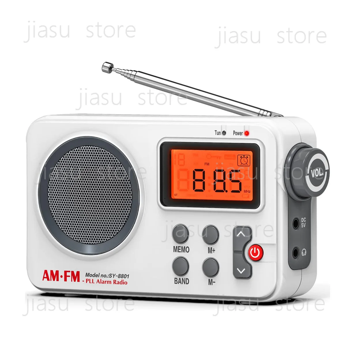 New Premium Portable AM/FM Radio, Hi-Fi Sound Home Radio for Elderly Users