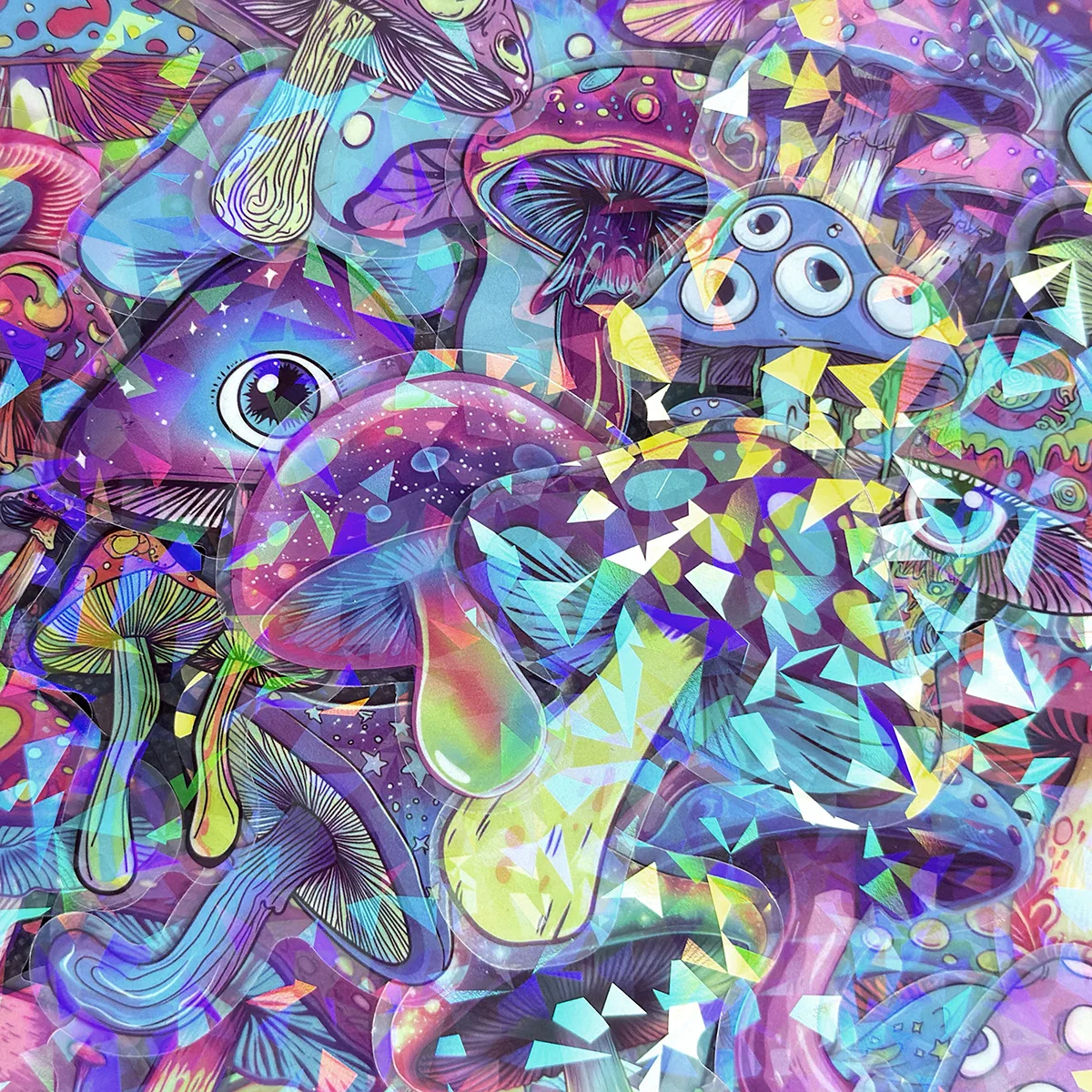 10/30/50 Uds pegatina de seta colorida dibujos animados transparente decorativo Graffiti pegatina impermeable juguete para niños para álbum de recortes portátil