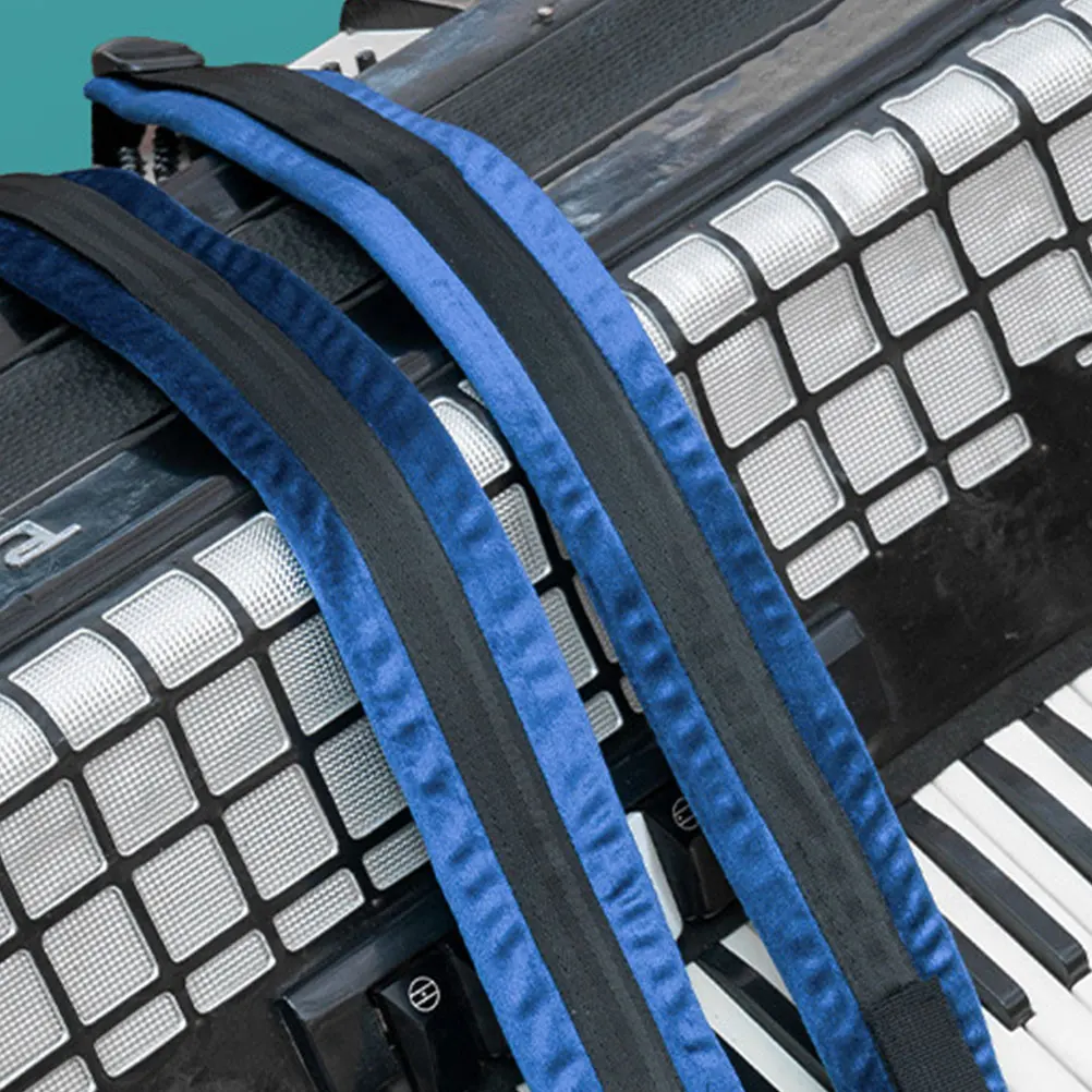 

2 Pcs Accordion Strap Bass Belt Carry Belts Straps Shoulder Adjustable Accessory Accessories